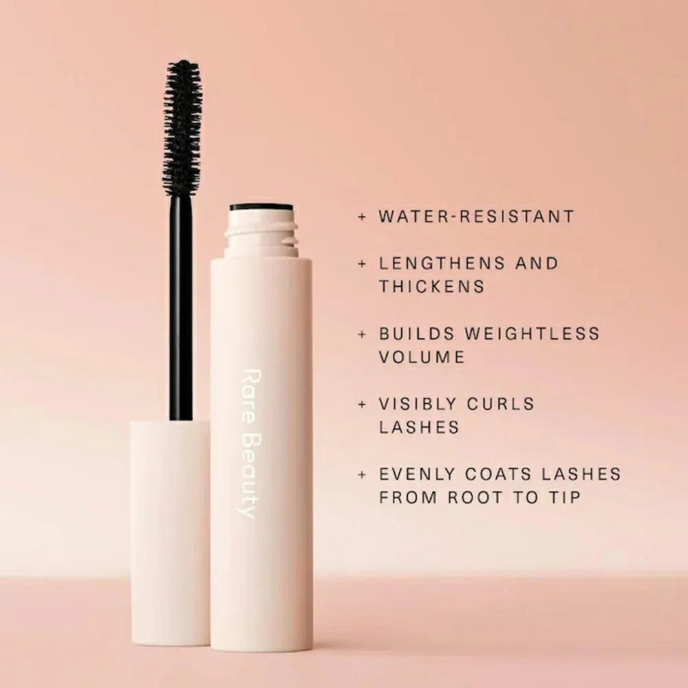 💜Mascara Need💜BNIB Rare Beauty Fullsize PERFECT STROKES BROWN Mascara!$24Ret!!